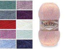 5 x 100g ALIZE Angora Gold