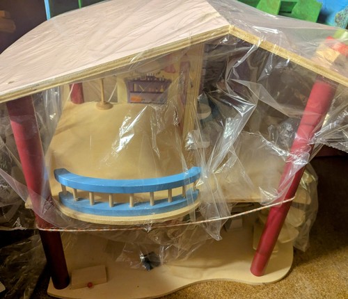 Puppenstube puppenhaus mit - puppenhaus,