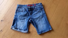 Jeans Shorts QS by S. Oliver - Destroyed - Blau - Größe 38 - Top Zustand - Abby