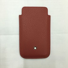 MONTBLANC Smartphone Halter Meisterstück rot Red 109148 LEATHER COVER Iphone 4