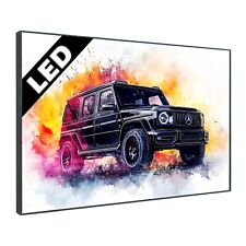 LED Leuchtbild - Auto Mercedes