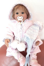 Leonie von Regina Swialkowski Künstlerpuppe aus Vinyl, 66 cm, mit Zertifikat!