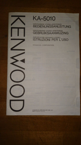 Kenwood 5010 - kenwood, ka-5010