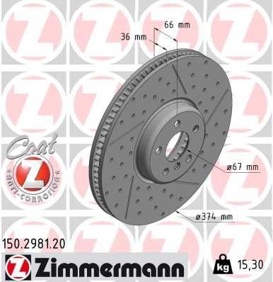 Zimmermann bremsscheibe - zimmermann,
