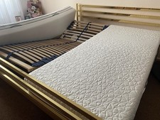 Metallbett (180x200cm) und 2x