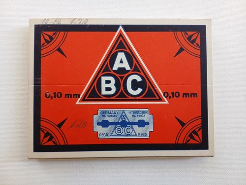 Alte rasierklingen abc - rasierklingen,