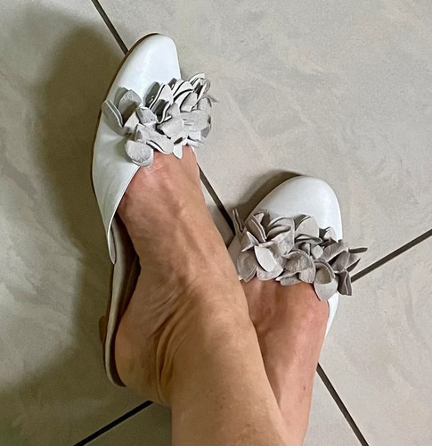Sommerliche ballerinas weiße - sommerliche,