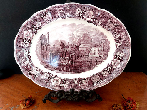 Vorlegeplatte palissy thames - vorlegeplatte,
