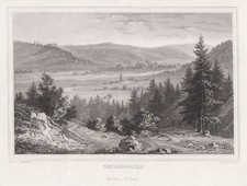 Beilngries Mfr. Original Stahlstich Poppel 1843