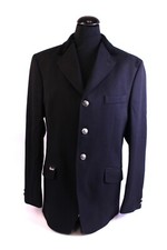 Píkeur Herren Turniersakko Jacke Größe 50 Schwarz Reitsport Schurwolle