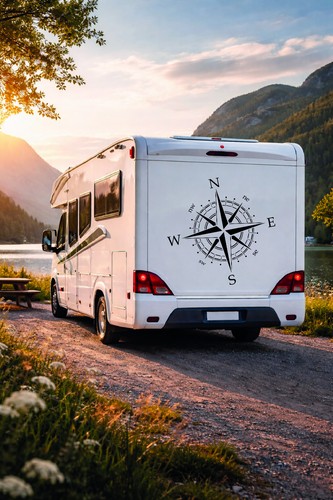 Kompass dekor wohmobil - kompass,