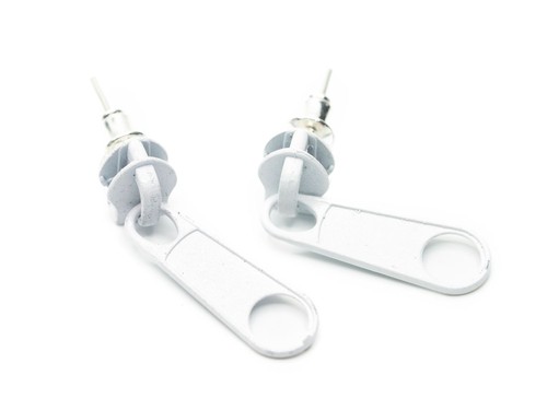 Reißverschluss ohrstecker - reißverschluss,