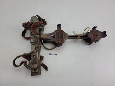 2 Paar Schlittschuhe Schraub-Eisenschuhe Lederriemen Gr 24-29cm #2511183