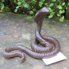 Schlange Schlangen Cobra Gusseisen Deko Gartendeko Dekoartikel Garten GA1015