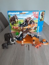 Playmobil 5087 * Steinzeitlager * Neandertaler Mammut * Säbelzahntiger * Feuer *