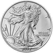 Silbermünze 1 $ American