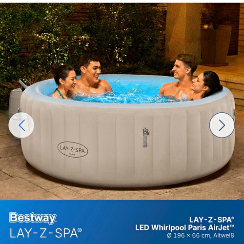 Bestway lay spa paris airjet - bestway,