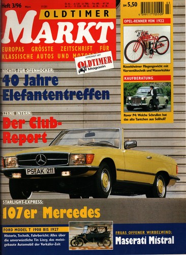 Zeitschrift oldtimer markt - zeitschrift,