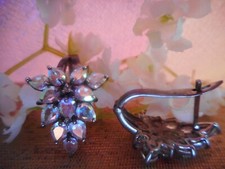 Funkelnde MONDLICHT TOPAS Ohrstecker Echt Farbspielereien Behandelt ca. 4,01 ct