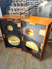 Original KEF Chorale Vintage  Lautsprecherboxen Paar leer  1970 Echtholzfurnier