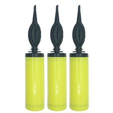 3er Set Luftballonpumpen für