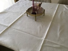 Tischdecke Baumwolle Damast, Tafeldecke, Pichler, 107x150 cm, weiß