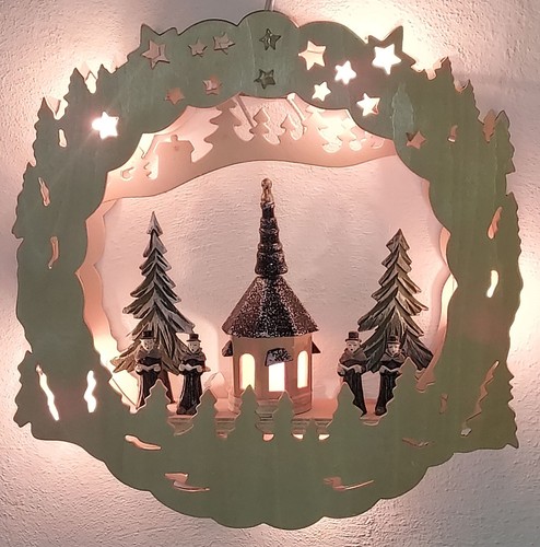 Fensterlicht mit kirche - mit, im
