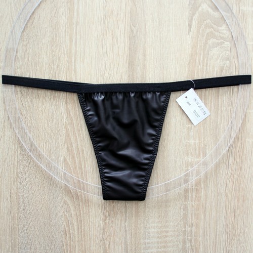 String tanga slip lack - string,