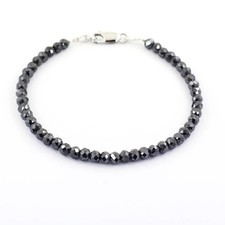 Schwarze Diamantarmband - 5 Mm
