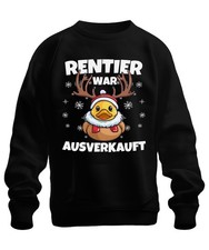 Rentier War Ausverkauft Ente Elch Lustig - Weihnachten Xmas Christmas Unisex Pul