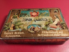 Antike Zigarettendose Metalldose Egyptian Hadges Nessim Prince of Wales 1910er