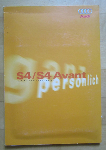 Audi pressemappe iaa 1997 mit - audi,
