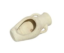 B-WARE !! Amphore ca. 45 cm aus Terracotta Wasserlauf Pflanzamphore liegend