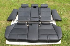 BMW X3 E83 Sitz Rücksitz Rückbank Schwarz Leder
