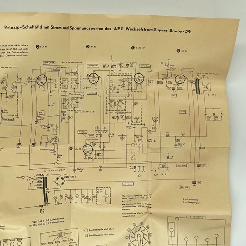 Original radio schaltplan aeg - schaltplan,