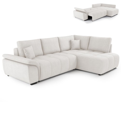 Ecksofa cream - -,