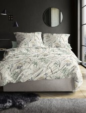 Irisette Feinbiber Bettwäsche Koala 155x220 Gräser Wiesenblumen salbei 8425-80