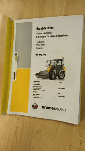 Kramer 350 ersatzteilliste 234 - ersatzteilliste,