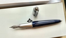 LAGERBEREINIGUNG!  DIPLOMAT Aero Füllhalter, Midnight blue, F Feder