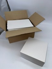 Karton-Set Weiß – 10er Set – Maße ca. 22x22x10cm ideal für Kuchen, Gebäck