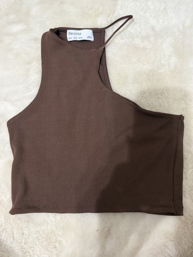 Bershka crop top braun größe - crop,
