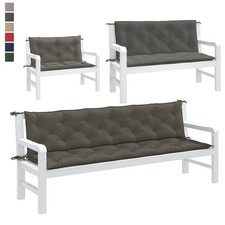 2 Stk. Gartenbank Auflagen