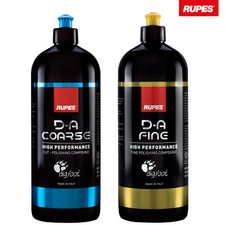 RUPES DA Fine & DA Coarse Politur Set Schleifpaste & Feinschleifpolitur 1L 