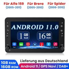 Android 11 Autoradio Navi GPS für Alfa Romeo 159 Sportwagon Brera SWC DAB+ WIFI