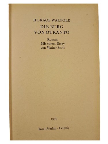 Horace walpole die burg - horace,