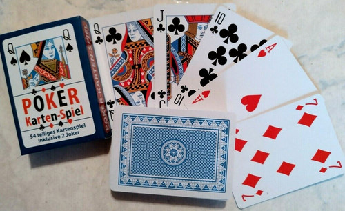 Poker karten spiel 2er - 1x, set