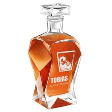 Whiskykaraffe mit Gravur 700ml - Whiskyflasche - Geschenk für Whisky Genießer