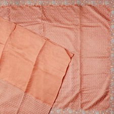 Vintage Lachsrosa Sarees 100%