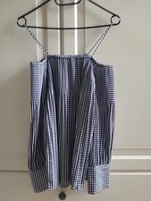 Zara Carmen,Bluse, Tunika, Schwarz, Weiß, Gr. M, Neu