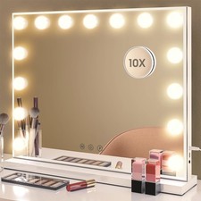 Schminkspiegel Spiegel Make up Beleuchtung Hollywood 15 LED-Leuchten  58x46 cm